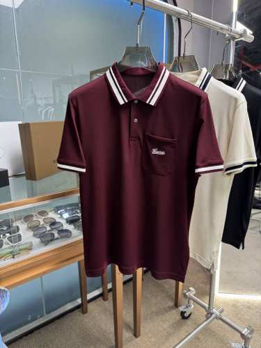 上新 25Ss G家 早春新款起脚中珠面料 Polo 原版定制 进口纱线色染 经典百搭 码数48-56