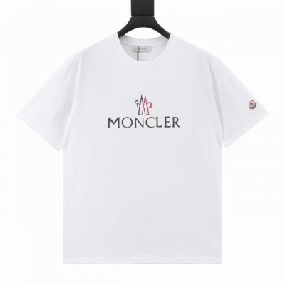 Moncler蒙口25Ss 胸口小Logo立体刺绣短袖T恤 轻奢主义 男女日常通勤穿搭必备单品 正确版本 随意对比 详细特征 260克100% 纯棉双纱汗布面料