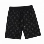 路易威登 Louis Vuitton 夏季新款，老花发泡印花休闲短裤，透气舒适度高，细节无可挑剔，品牌元素设计理念，体现高品质。手感细腻柔软！呈现休闲裁剪，上身