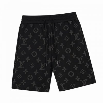 路易威登 Louis Vuitton 夏季新款，老花发泡印花休闲短裤，透气舒适度高，细节无可挑剔，品牌元素设计理念，体现高品质。手感细腻柔软！呈现休闲裁剪，上身
