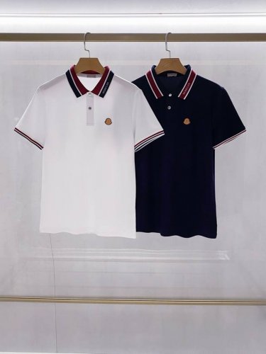 新品 M家族高端男士翻领polo衫 贸易公司渠道货 白金级品相 25年春夏新品 欧洲区域限定系列 独家爆款售卖 极符合M家美学基调的一款polo衫 造型设计画风