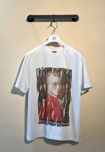 loewe Loewe 罗意威 2025春夏新品 三标齐全 圆领纯棉短袖T恤 好货不用过多介绍 看细节 专柜码数：M-Xxxl 175 140建议L 25Ss新