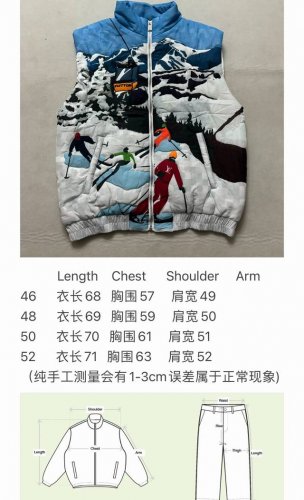 Lv滑雪羽绒背心马甲