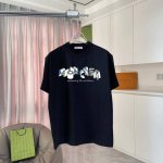 Moncle* 蒙口2025夏季新款 个性Logo印花 定制面料300 短袖T恤 男女同款 尺码：S M L Xl Xxl 五个码 颜色：黑色 白色 紫色 铁灰