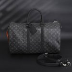 Louis Vuitton Lv Keepall 50 老花旅行袋 官网售价20,700人民币，特殊涂层帆布，牛皮革饰边，棉纺织衬里金属配件，双拉链开合设计可脱