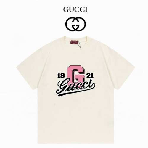 160Gucci古驰 25新款1921短袖 重磅300克双纱短袖 ：杏色 ：Xs-L