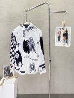 Chrome Hearts克罗心独家专供新款男士休闲衬衫 高端定制 高端版本 时尚百搭爆款进口面料 手感超柔软细腻 穿着亲肤舒适 高端精品 代工厂p精细做工 上