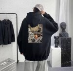 Balenciaga巴黎世家曲扭油画春季连帽卫衣 高品质，做细节 甄选新疆华棉面料 手感软糯细腻 上身充满质感 非常轻便舒适运动宽松版型不紧身 轻松驾驭无压力