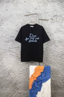 款号：Y142 迪奥Dior 万针精密毛巾绣字母Logo短袖T恤 正儿八经270克纯棉双砂面料 所有面料均已提前做过缩水 品质第一 所见即所得 不会洗一次版型就