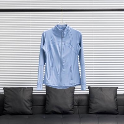 工厂p直供 Lululemon丨露露乐檬Define立领纯色瑜伽服 配色：雾霾蓝 尺码：2 4 6 8 10 12