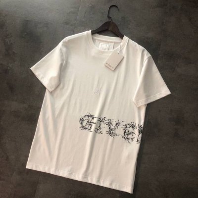 爆款推荐白色齐全 Givenchy纪梵希 新款刺绣印花短袖T恤 高版本高品质原版面料 网红明星同款 32支双纱面料 独特的印花设计 重工工艺 手感非常舒服 超级