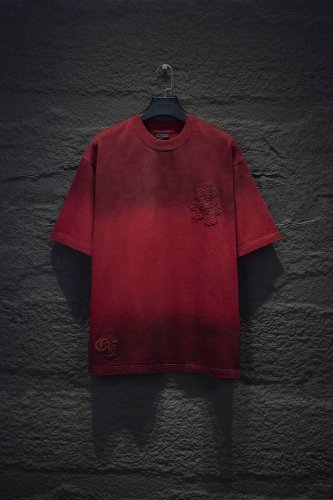 款号:C007 克罗家 专供直播改标款 重磅300克重 百分百棉 水洗做旧喷砂工艺 采用重工贴布刺绣 颜色:水洗黑 反底炒灰 尺码:S M L Xl