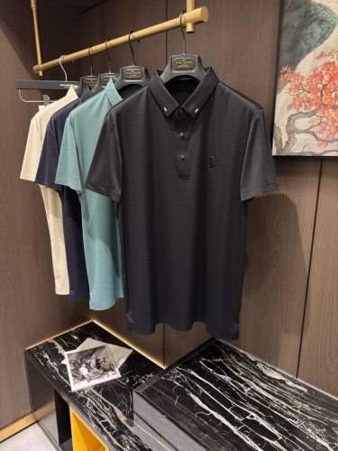 mon25S春夏新款商务休闲翻领短袖Polo，码数M-3Xl