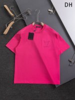 P120 Louis Vuitton 路易威登 1V 微宽版型S-Xl 25Ss Lv 新品专柜走秀款 胸口立体平纹字母刺绣Logo 后幅大Logo刺绣Logo