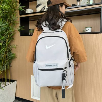 Nike耐克 男女同款简约百搭休闲双肩包时尚大容量户外运动背包电脑包校园高中大学生书包 尺寸:47 33 14