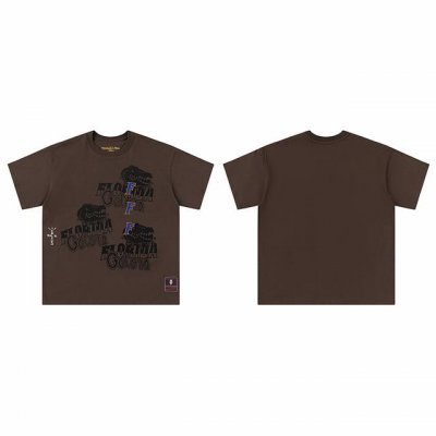 t8830 顶级品质 Travis Scott X Mitchell X Ness Florida Gators Seal 短袖 做工精美 走线流畅 原版刺绣工
