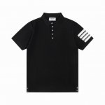 140 thom Browne 汤姆布朗 tb经典四条杠基础风格 年年都穿的经典款必须选择品质独家定制，柔软舒适，圆领短袖针织衫，凉爽，透气，手感无敌好，拿到手
