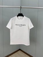 Maison Margiela.马吉拉 25春夏新品字母印花标识短袖T恤，定制80支双丝光棉面料；黑色 白色 S～Xxxl