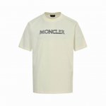 moncler 蒙口 25Ss 线条重影字母印花短袖 独家定制280G32支双纱纯棉面料 质感非常柔软舒适 %区别市场的顶级面料 搭配350G1×1螺纹 面料与