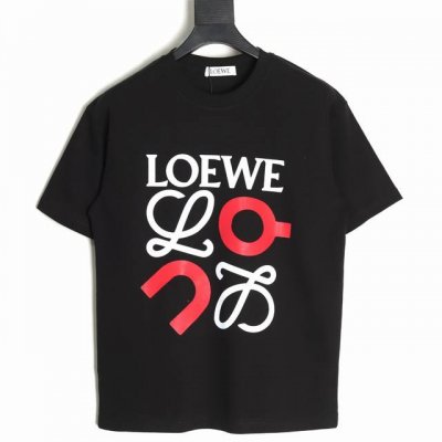 loewe X On 罗意威 25Ss 昂跑联名印花短袖T恤 面料经过2次高温缩水固色 不变形不缩水不起球 26支 G紧密双纱面料 配320G双纱拉架十字紧密高