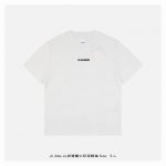jil Sander 24Ss Jil后背爱心印花短袖 面料26支精梳棉平纹 克100%棉，罗纹32支1×1紧密罗纹320克，工艺菲林开版，椭圆机台丝网印刷，采