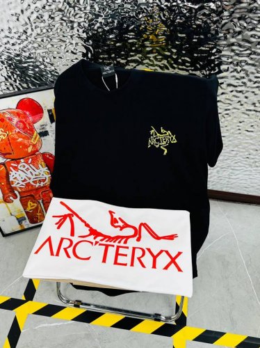 鸟 Arc‘Teryx 始祖鸟25夏季新款印花休闲宽松情侣款 短袖T恤D906 细节:版本一比一复刻，吊牌 领标 水洗。带Nfc芯片识别 面料：采用40织双纱3