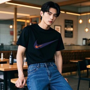 上新Nike 耐克情侣款圆领短袖T恤，全部采用上等原料，质感好颜色鲜明！ 这种款式上身回头率超高！基础款的圆领Tee,男女均可驾驭！ 尺码：S-3Xl 颜色：白
