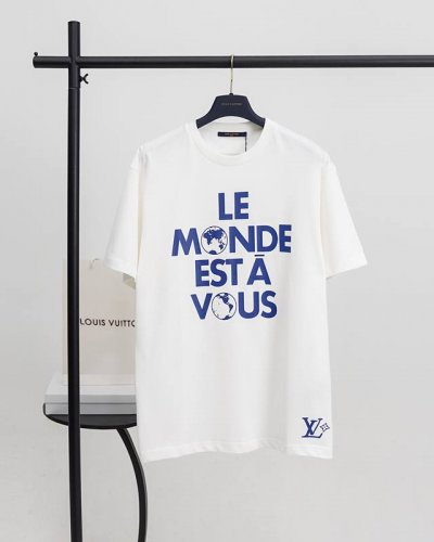 顶级版本.官网品质 Louis Vuitton*路易威登 Lv2025年新款早春印花短袖T恤 采用原板独家定制260克32支双莎纯棉面料 质感非常柔软舒服 10