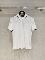 l夏季新品翻领Polo短袖 时尚单品设计，更加时尚舒适，高标准定制，上身非常有型，奢华品牌经典Logo图案 客供辅料，客供进口舒适透气面料质感非常细腻，细节工艺