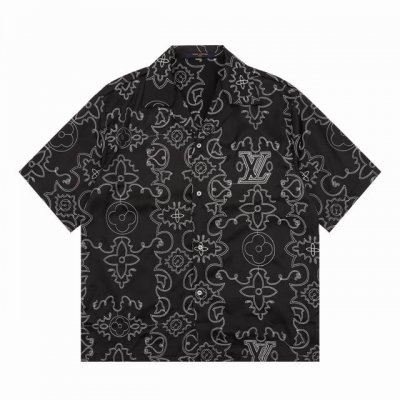 louis Vuitton 路易威登 蔓藤靴线绣花刺绣短袖衬衫 尺码 Xs-L