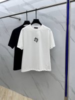Louis Vuitton 路易威登 2025Fw春夏新品圆领打底外穿T恤，立体感Logo常规半袖纯棉打底T恤，棉，手感面糯有骨感，柔而有韧性。工艺处理，韧性和