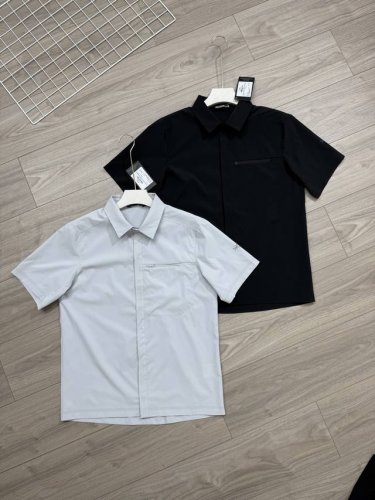 丶上新 始祖鸟衬衫Polo 细节图 Arc'teryx 始祖鸟 夏季Skyline Ss Shirt 透气立领衬衫两色短袖衬衣 25版面料再升级 压胶工艺进一步