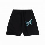 Saint Michael 23Ss Saint街头字体印花短裤 面料采用380G100%纯棉，面36织底8织内里半拉毛 加绒 面料，印花均为全自动椭圆机机印胶