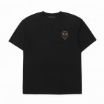 Louis Vuitton Lv路易威登盾牌绣标棉质短袖T恤 定制主标 辅料 水洗齐全 品牌精密刺绣标 甄选250克32支紧密纺双纱纯棉面料 质感厚实但是透气性