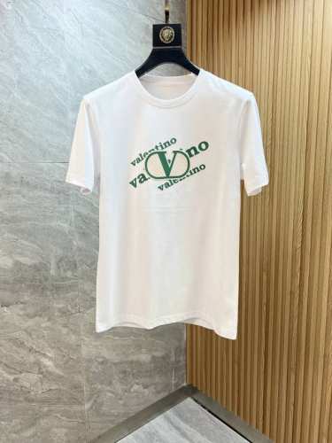 p180华伦天奴 2025年春夏新品上新 三标齐全 丝光棉圆领短袖T恤 好货不用过多介绍 看细节 专柜码数：M-6Xl 175/140建议Xl