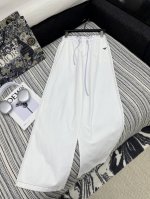 爆款现货 原单高品质 Prad*｜25新款撞色抽绳松紧休闲裤 颜色百搭高级 定制拼接腰头尽显高级随意感 视觉盛宴 四季必入的百搭单品 订制面料，质感巨好，慵懒范