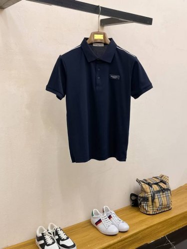 开春新品 迪奥 %新疆长绒棉 面料柔软舒适透气 夏季 限量款短袖Polo系列 -