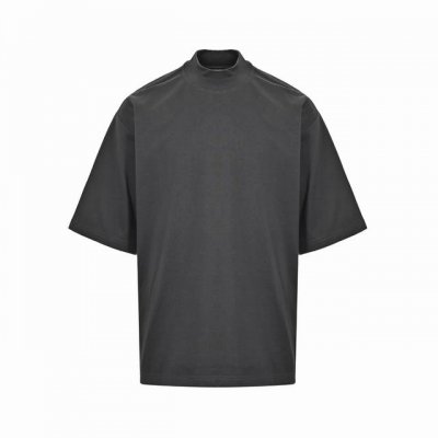 Bottega Veneta Bv 25Ss 小高领短袖 采用重磅20S纯棉面料，280克重；搭配21S+70D拉架1×1螺纹，300G。对色定染螺纹及面料同缸