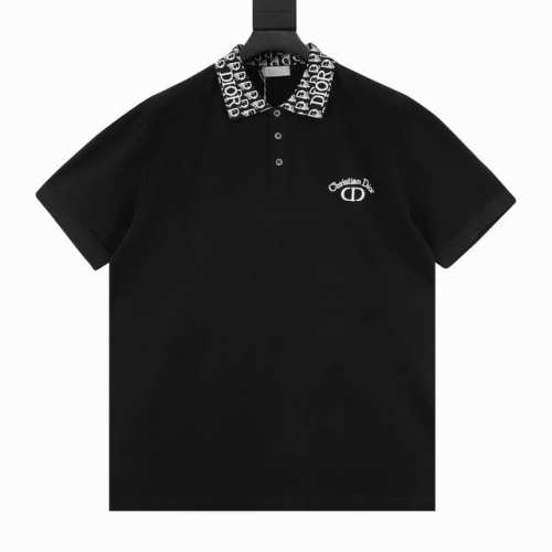 dior 迪奥 Cd刺绣Logo短袖polo衫 选用棉质珠地网眼布打造 定制材质260G长绒棉 衣领为双系统提花定织扁机制成 有弹性 不变形 衣服全部原生布捆边