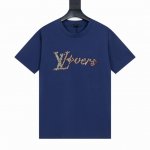 款号#Cf001 Louis Vuitton*路易威登 Lv 新款重工珠片绣短袖T恤 采用原板独家定制260克32支双莎纯棉面料 质感非常柔软舒服 100%区别