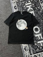 loewe 罗意威 25Ss 胸前月亮兔子刺绣短袖圆领情侣款T恤 轻奢主义，男女日常通勤穿搭必备单品，正确版本，随意对比！ 购入原版开模打造，面料采用280克，