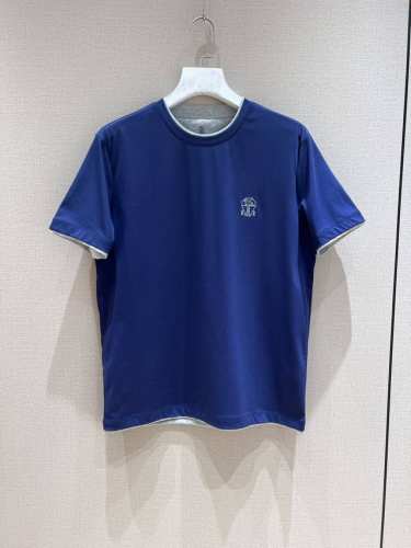 新品 外贸出口订单Brun*Llo Cucin*Ill 2025Ss 男士商务圆领短袖T恤 Bc的每一件成衣都是独一无二的奢品风采.简约大气的高奢品格体验,单穿