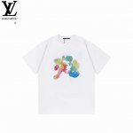 louis Vuitton 路易威登 2025Ss水彩画圆领短袖 - Louis Vuitton法国路威酩轩集团-Lvmh旗下品牌 著名奢侈品箱包和皮具品牌 百