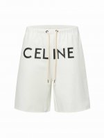 Celine 塞琳25Ss专柜在售新款印花短裤 定织定染400克面料 标识印花短裤 百搭低调 紧实立体 开模定制Logo五金 细节版型很足 灰色很百搭 男女同款
