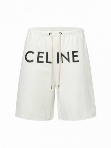 Celine 塞琳25Ss专柜在售新款印花短裤 定织定染400克面料 标识印花短裤 百搭低调 紧实立体 开模定制Logo五金 细节版型很足 灰色很百搭 男女同款