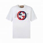 330克重 Gucci 互扣式双G印花短袖T恤 颜色、白色 尺码、Xs.S.M.L
