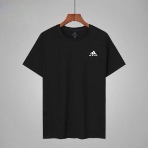 夏季上新 阿迪达斯Adidas2025夏季新款短袖！ 经典胸前硅胶印花设计，专柜同款，三标齐全，采用180克高紧密冰磁棉面料，含棉量95%，手感细腻，弹性十足，