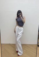 rick Owens 2025暗黑不规则褶皱设计哥特单肩修身上衣Tee Yb品质 Sml