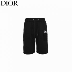 dior 迪奥 24Fw绣花徽标短裤 字母Logo标识徽章采用刺绣方式设计, 定制360克面料 单独开模订制版布辅料 三标齐全 Os版型设计 男女同款 码数 X