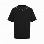 chrome Hearts 克罗心 胸口银饰十字架短袖 采用直喷进口机器印花 五金辅料均开磨定制 正确配置 黑色2025克罗心正品包装 280克定制定染双纱棉
